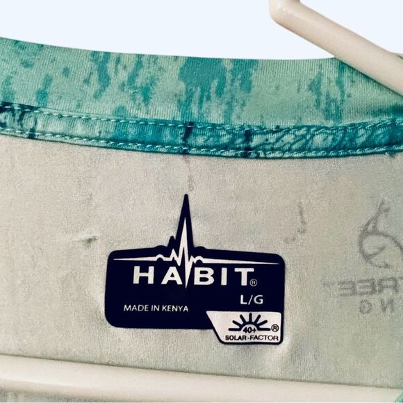 Teal Oversized Long Sleeve Shirt Size Large 8 483 - Picture 3 of 6